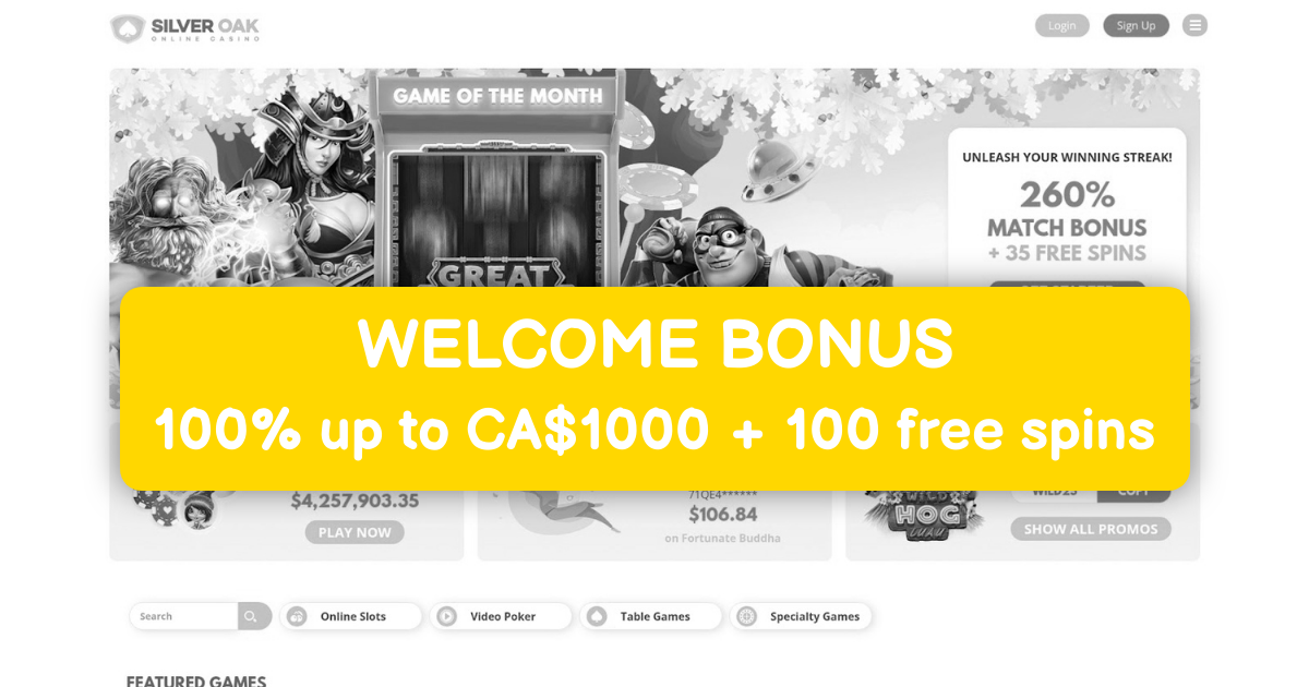 Silver Oak Casino: Top Slots for Canada